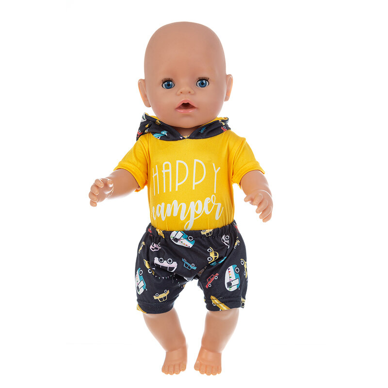 Boneca bebê recém-nascido 18 polegadas, acessório de roupa linha para presente de aniversário 2021