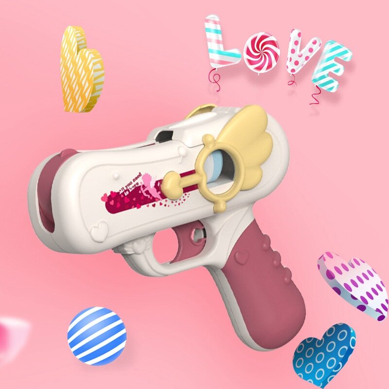 Wonderlife ขนมขบเคี้ยว Surprise Candy ปืน Douyin พร้อมเด็ก Lollipop ของขวัญสำหรับแฟนและแฟน Creative Candy ปืน