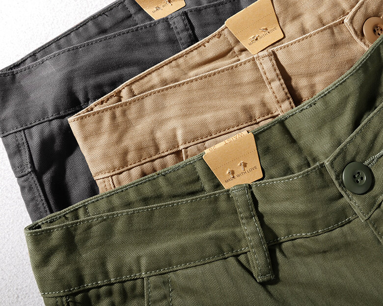 Shorts d'outillage pour hommes, mode japonaise, multi-poches, ample, décontracté, vert armée, tissé, longueur aux genoux, nouvelle collection été 2021