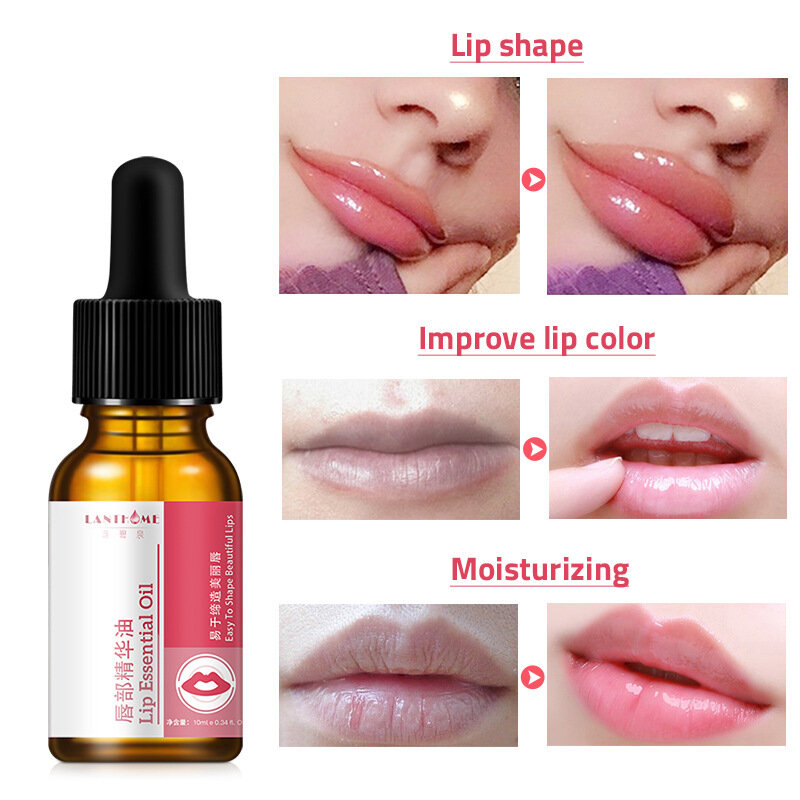 บำรุงริมฝีปาก Care Essential น้ำมัน Anti-แห้ง Moisturizing Lip เซรั่มลิปสติก Smooth ลิปสติก Gloss Lip Plumper Care Lip Care
