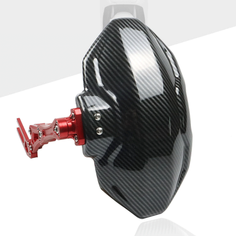 KOQYOX-guardabarros trasero de aluminio CNC para motocicleta, guardabarros de plástico impreso de fibra de carbono para YAMAHA