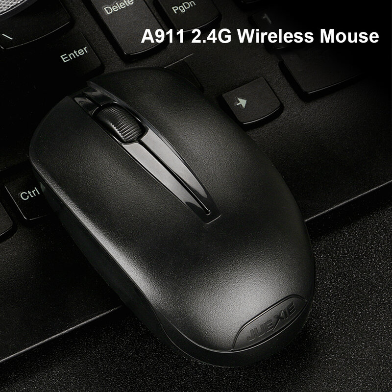 كمبيوتر محمول مريح الفئران صامت A911 2.4GHz ماوس لاسلكي الفئران البصرية لأجهزة الكمبيوتر المحمول سطح المكتب الكمبيوتر المحمول