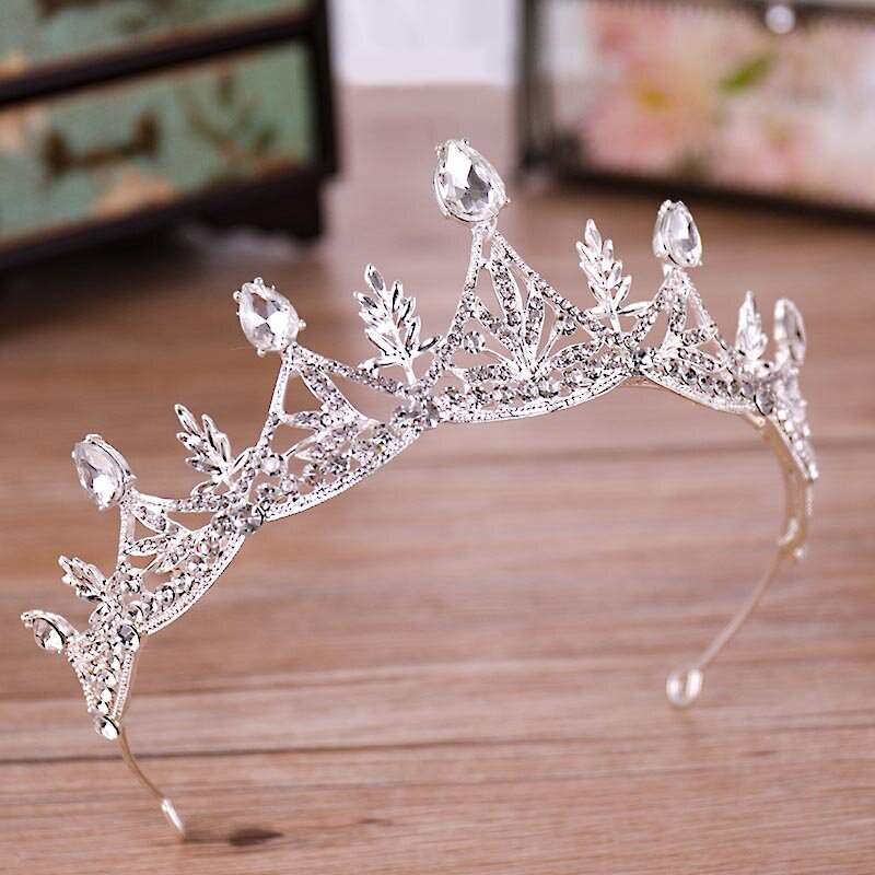 Luxury Rhinestone Tiaras and Crowns Bling Crystal Headbands for Women Girl Bride Wedding Hair Accessories Royal Princess diadema