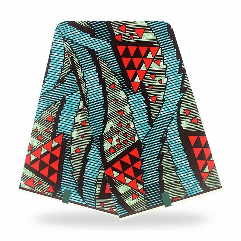 2021 africano originale cera africana stampa tessuto per abito da sposa tessuto africano tessuto 100% cotone cera tessuto