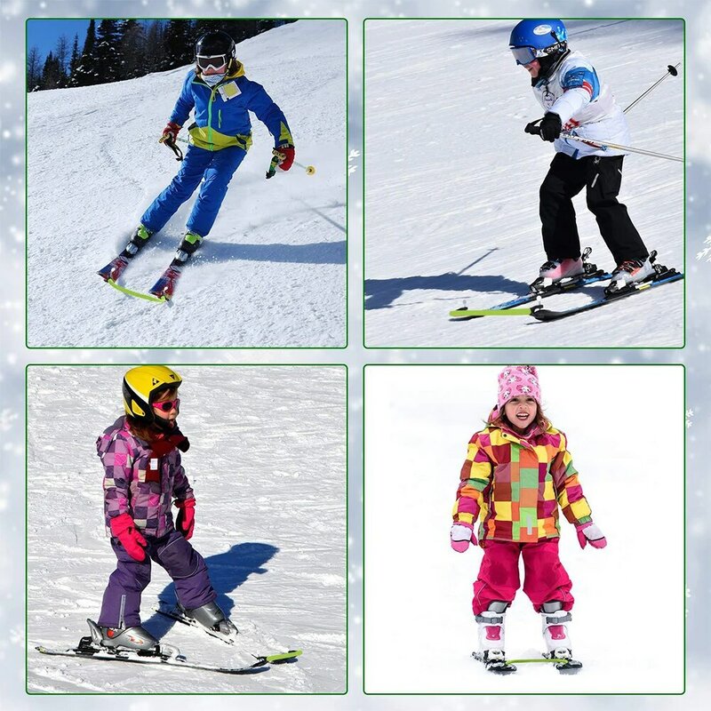 Conector de ponta de esqui substituição inverno esqui basic transformando treinamento auxílio para iniciantes esportes de inverno acessórios