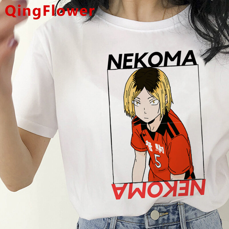 Camiseta de Haikyuu Oya para mujer, ropa con estampado vintage, japonesa, tumblr