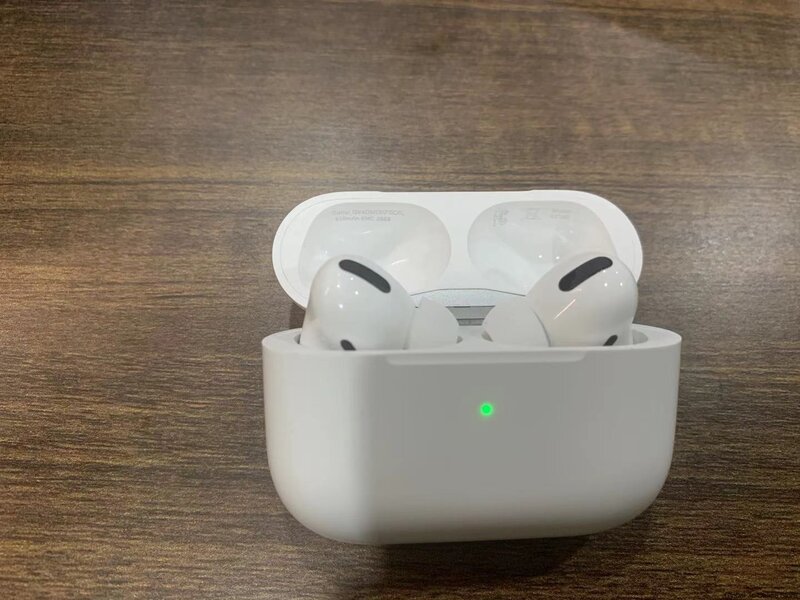 Airpods pro usados apple, fone de ouvido sem fio, bluetooth, fone de ouvido pro, cancelamento de ruído ativo com estojo de carregamento rápido