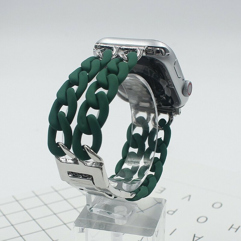 Cinturino da donna per Apple Watch Series 7 41mm 45mm gioielli cintura in metallo 38/42mm bracciale di lusso per cinturino iwatch 6 SE 5 4 3 40mm 44mm