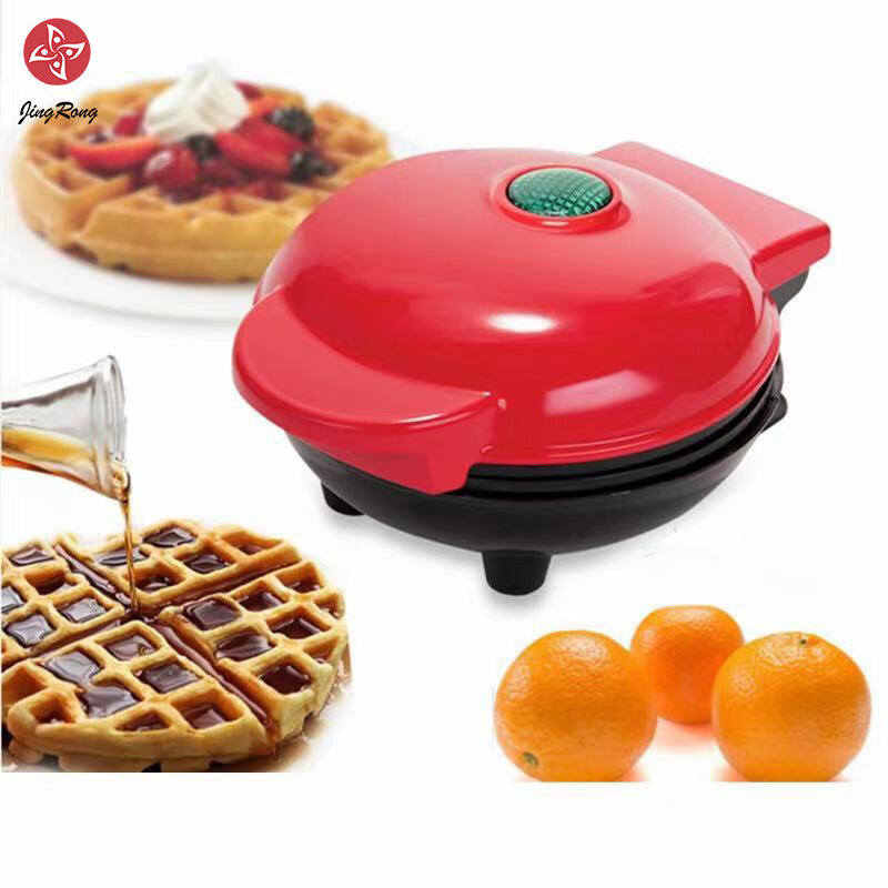 Mini máquina de waffle elétrica, 220v, plug eu uk, 110v, para waffles, café da manhã, máquina de waffle, forno para bolo de ovo