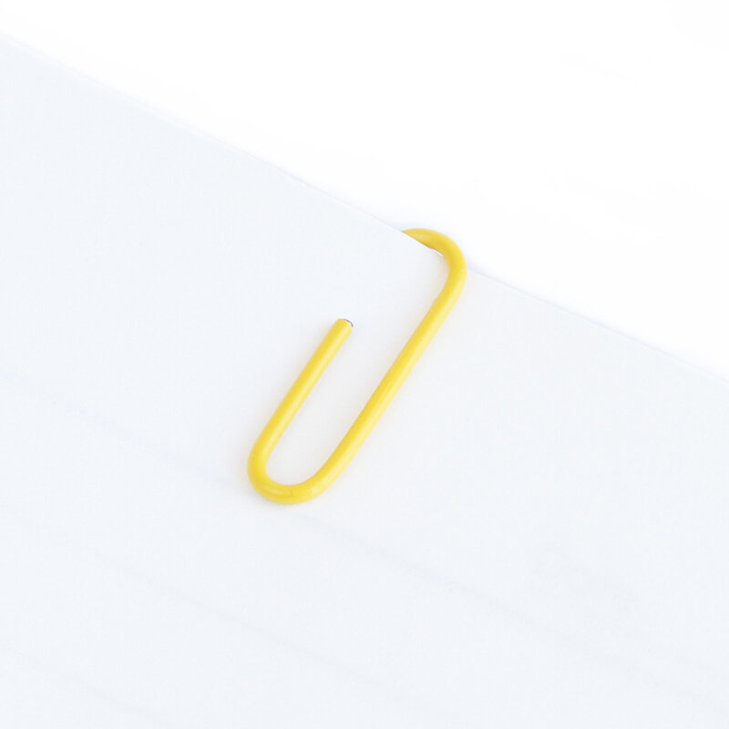 100Pcs Colorful Paper Clips Classified Notes Clips For Kids Student School Stationery Office Supplies