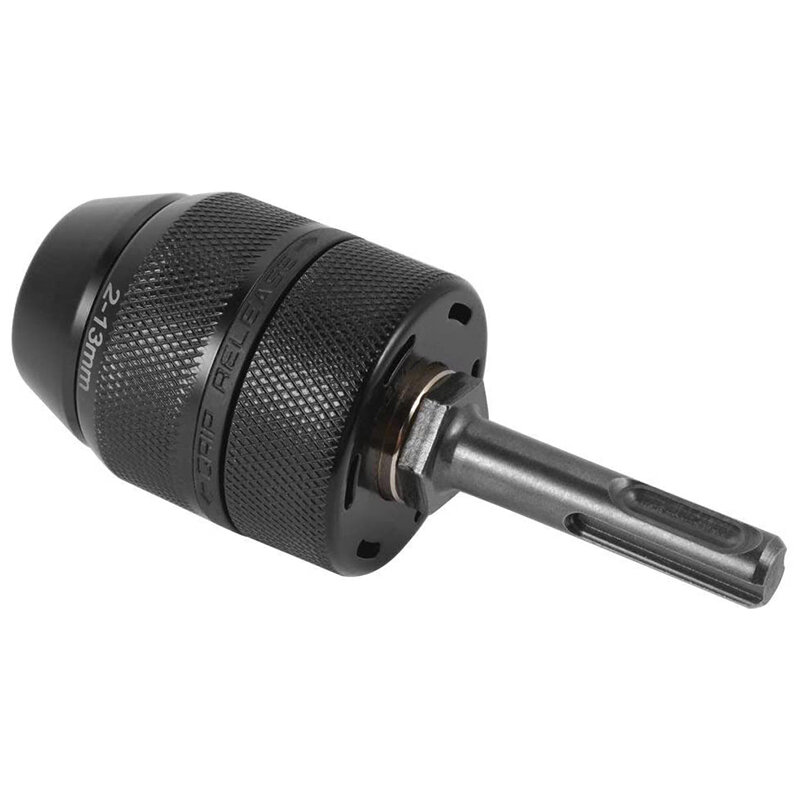 Keyless Drill Chuck Adapter, 2-1m 1/2-20UNF Mount Heavy Duty Professional Converter Tool with SDS Plus Shank Adaptor
