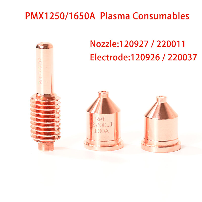 PMX1250 1650A consumibles para el corte por Plasma boquilla 120927 220011 electrodo 120926 de 220037