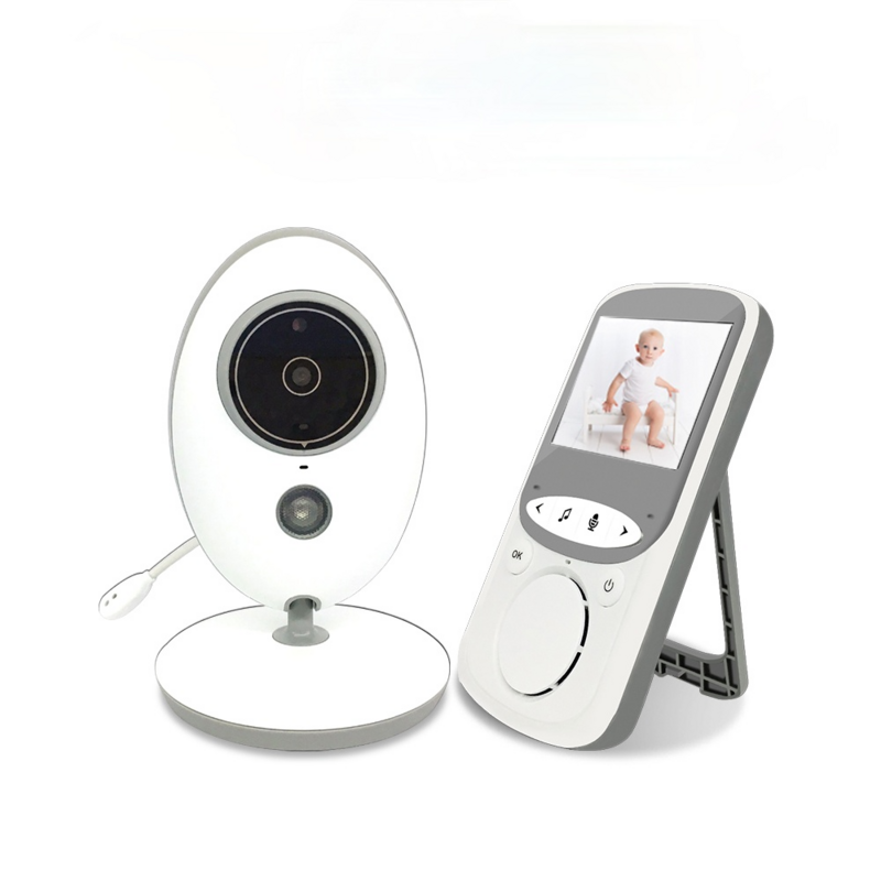 Babyfoon Met Camera Draadloze Muziek Intercom Ir Audio Video Nanny Camera Temperatuur Monitoring Babysitter VB605 Baby Telefoon