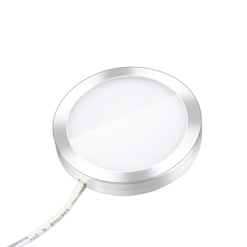 Yonntech-Lámpara LED para debajo del armario, 6 uds., luz de armario de cocina, foco de superficie plana