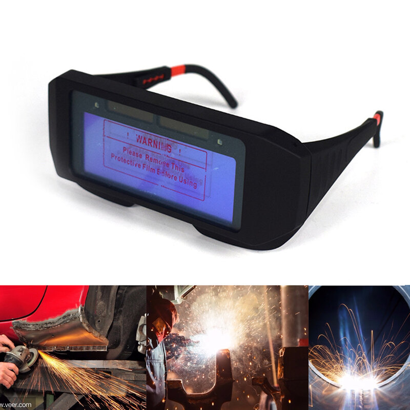 2020 안전 마스크 자동 눈 고글 태양 안경 두께 렌즈 용접 광전 헬멧 건설 용접 작업
