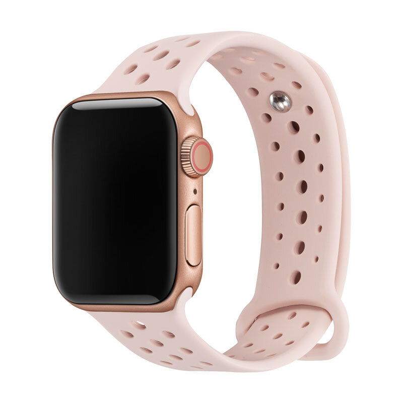 Bracelet de montre pour Apple montre bracelet pour Apple Watch 4/3/2/1 série Silicone remplacement bandes de sport pour Iwatch 81004