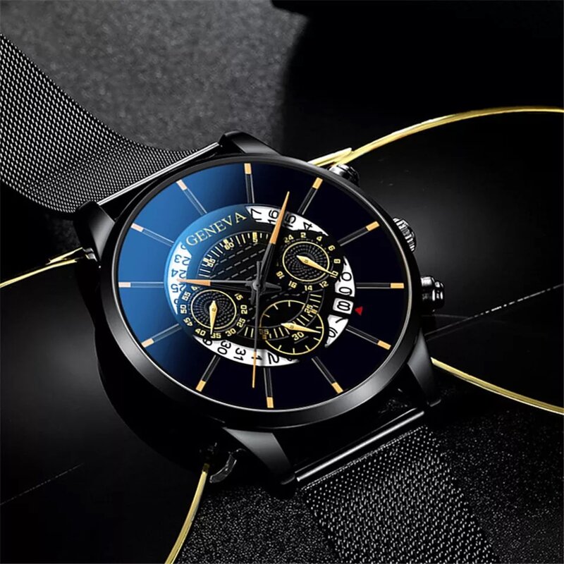 2020 luksusowy Ultra cienki wodoodporny mężczyzna zegarek z kalendarzem ze stali nierdzewnej anti-niebieskie światło zegarki męskie zegarki kwarcowe Reloj Hombre