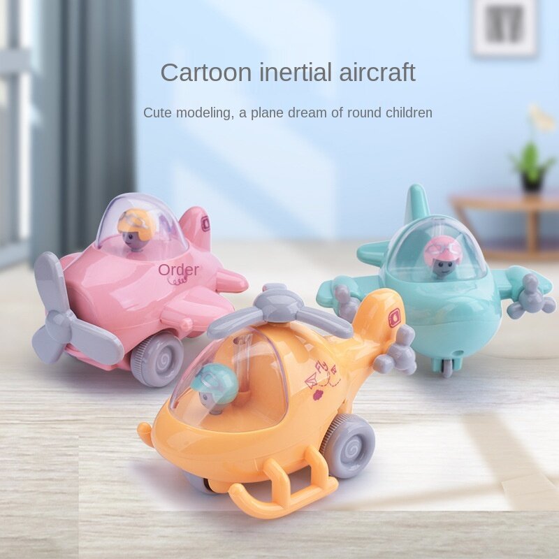 3 Stks/set 2021 Baby Puzzel Non-Pull Back Auto Kinderen Speelgoed Auto Jongens En Meisjes Inertie Auto Set kinderen 0-3 Jaar Oud Speelgoed