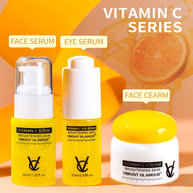Vitamin C Moisture Cream Whitening Anti Wrinkle Anti Aging Repair Fade Freckles VC Face Cream Improve Dullness Antioxidant