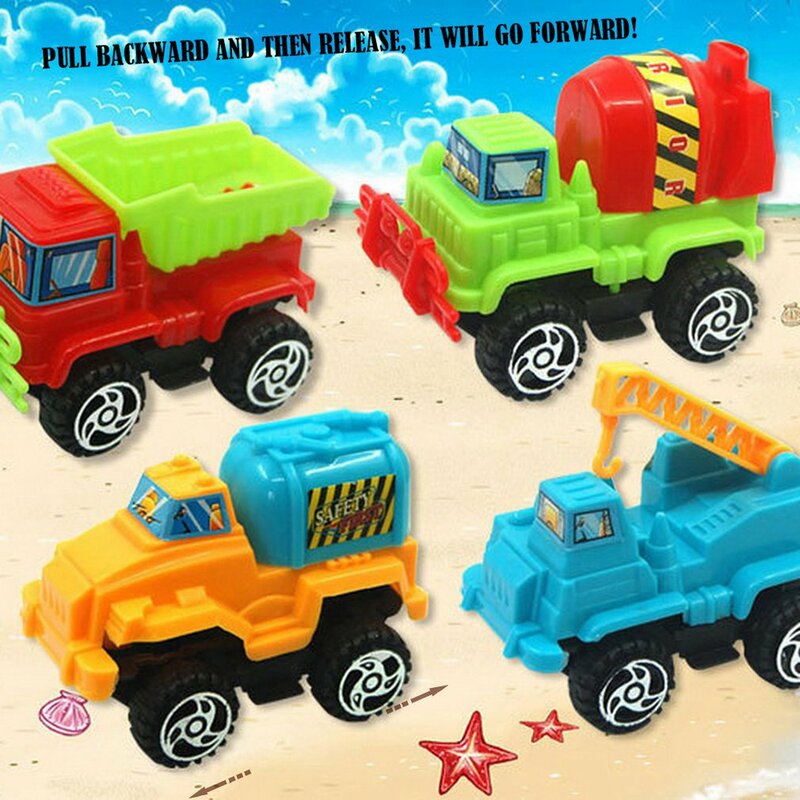 Pull Back Engineering Model Car Diecast Car Toy Vehicles Toy Cars For Boys Girls Classic Vehicle Toy