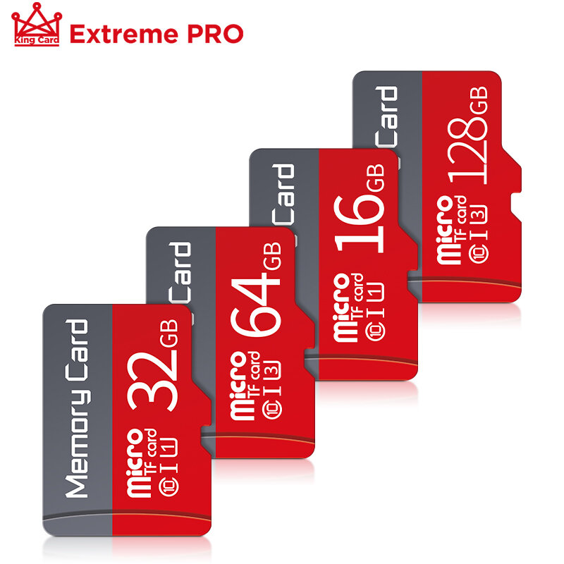 بطاقة مايكرو SD 64GB 128GB 256GB 512GB بطاقة مايكرو SD/TF بطاقة فلاش فئة 10 بطاقة الذاكرة 32GB 16GB 8GB MicroSD للهاتف