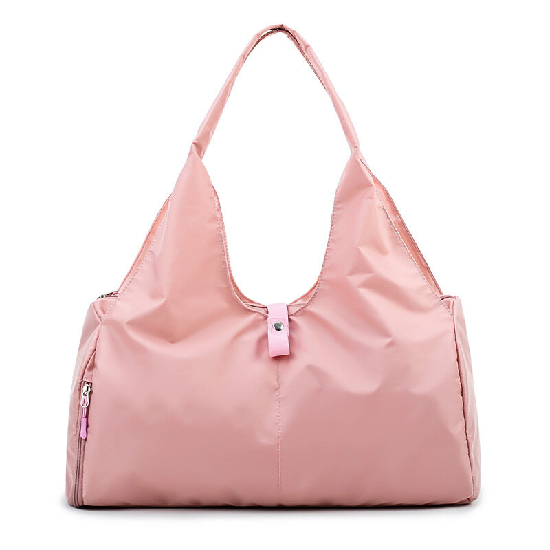 Duża pojemność składana torba na siłownię kobiety podróżny worek marynarski torba weekendowa torba do jogi różowa torba sportowa torba sportowa duża torba damska