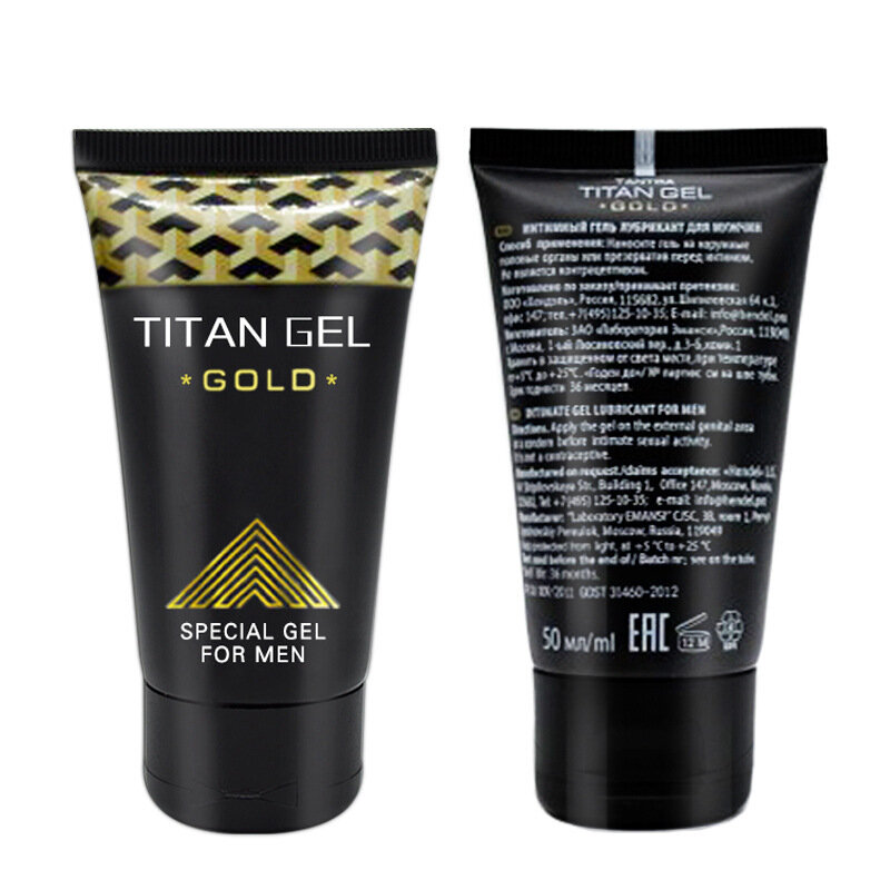 Titan-Crema para agrandar el pene para adultos, Gel original para agrandar el pene, 50ml