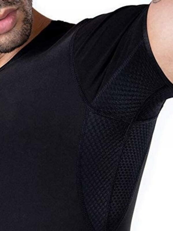 Men'S New Outdoor Sports Breathable And Quick-Drying Short-Sleeved Fitness Shirt Body-Sculpting Sports T-Shirt