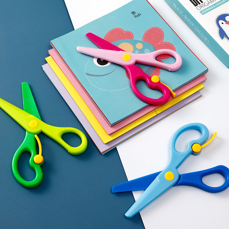 Manualidad de juguete de corte de papel colorido para niños, Tijera para manualidades de Arte de animales de dibujos animados, DIY, 120 páginas, regalos educativos hechos a mano