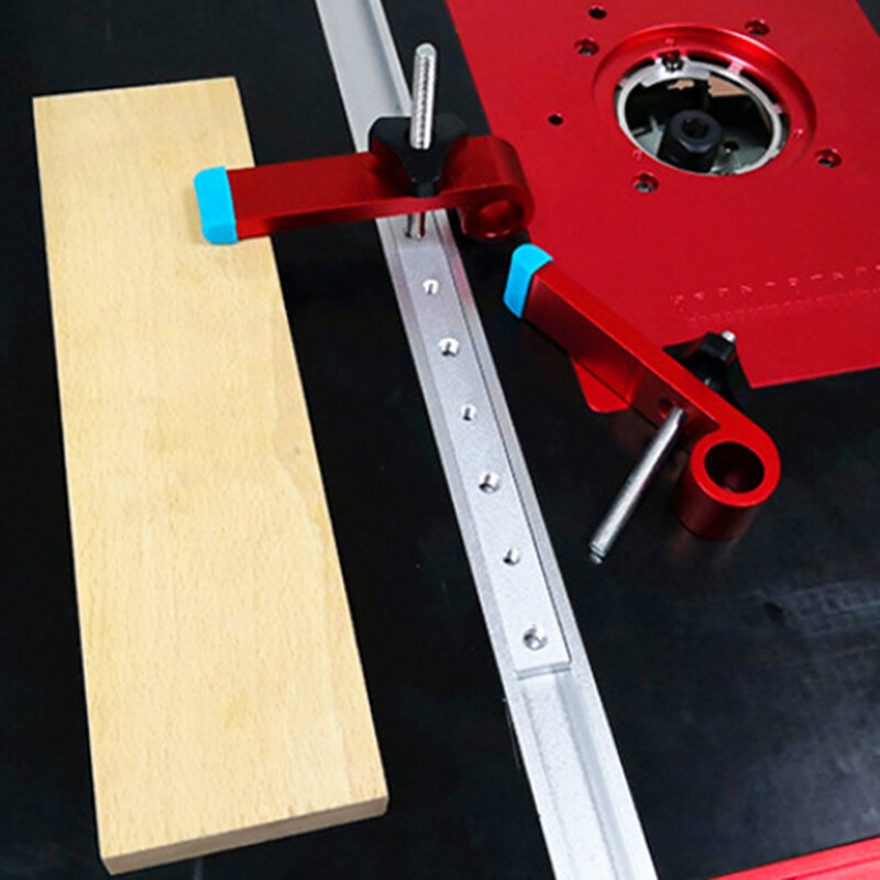 T trilha liga de alumínio de madeira braçadeira trilho slide slot rolha m8 parafuso de posicionamento limitador mitra clipe braçadeira fixa ferramentas para trabalhar madeira