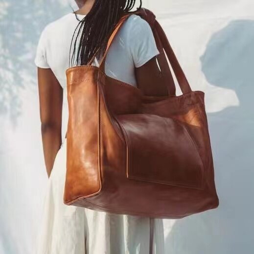 Grande tote bolsa para as mulheres de couro macio feminino bolsa ombro grande capacidade senhoras shopper sacos fim de semana viagem compras 2021 novo