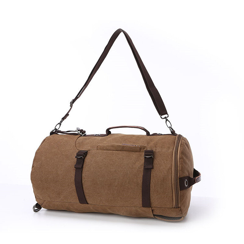 Mochila de lona Unisex, bolsa plegable de viaje, informal, personalizada, Retro, para exteriores, senderismo