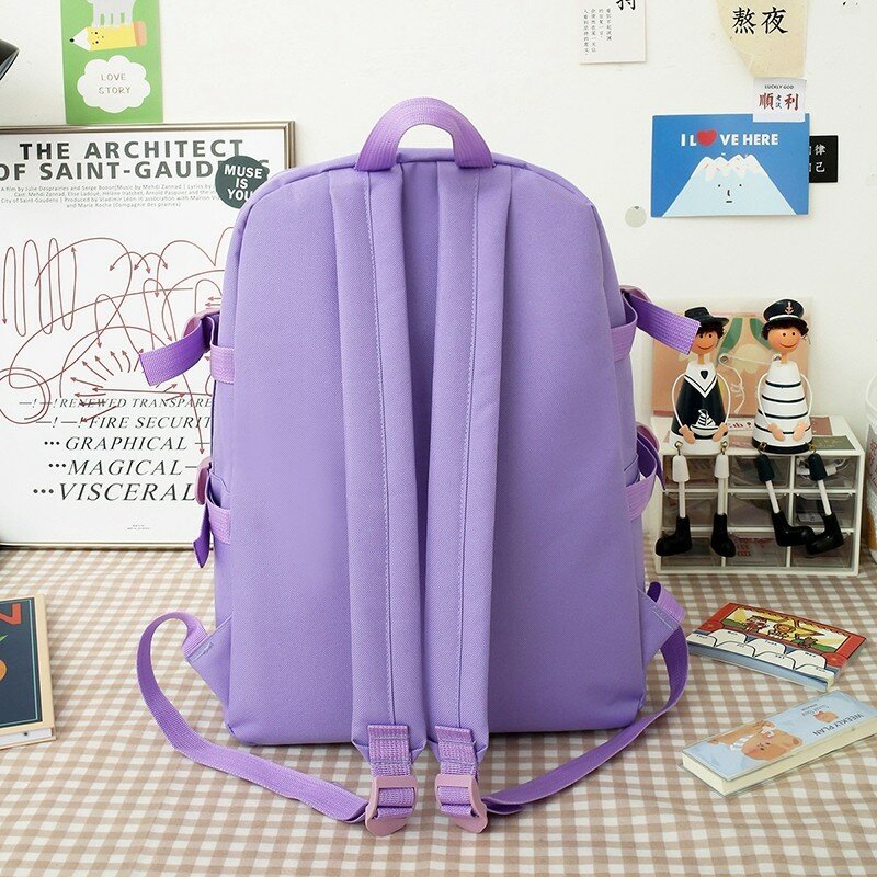 Kawaii escola feminina mochila bonito sacos de escola para meninas