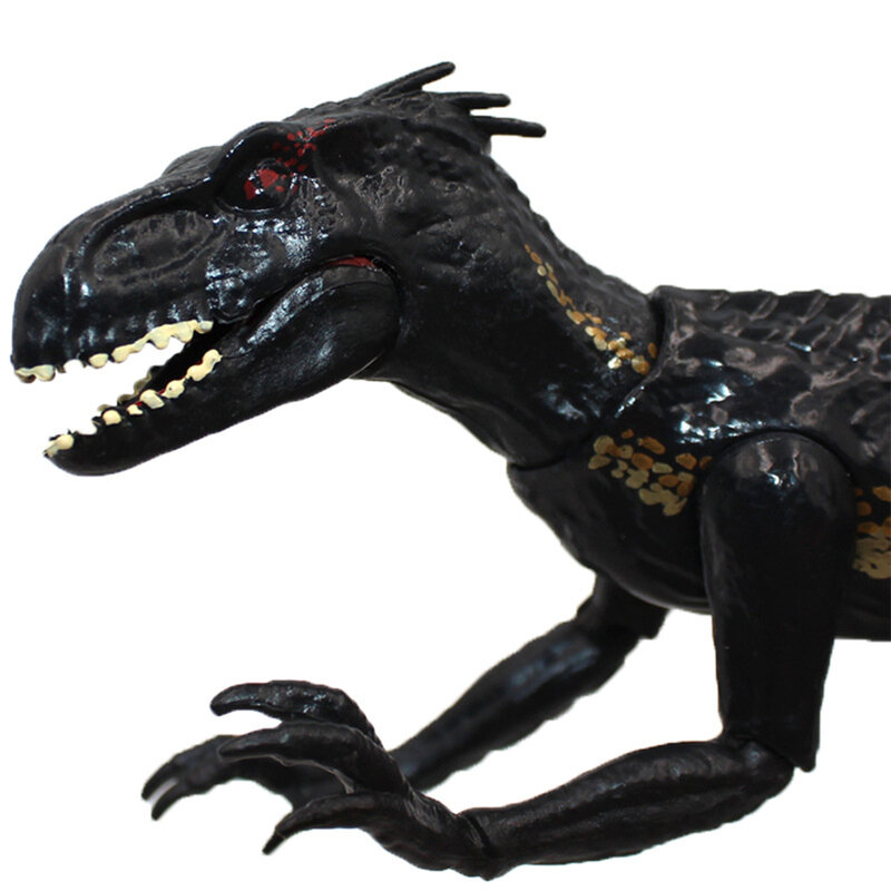 PVC 인도라프터 벨로키랍토르 액션 피규어 15cm, 활성 공룡 어린이 장난감, 동물 모델 인형 선물