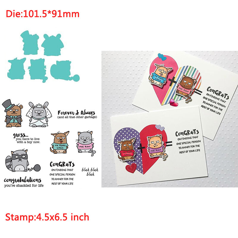 Dier Funny Little Monsters Matc Transparant Clear Postzegels Matchable Stansmessen Voor Diy Scrapbooking Kaarten Ambachten Nieuwe 2020