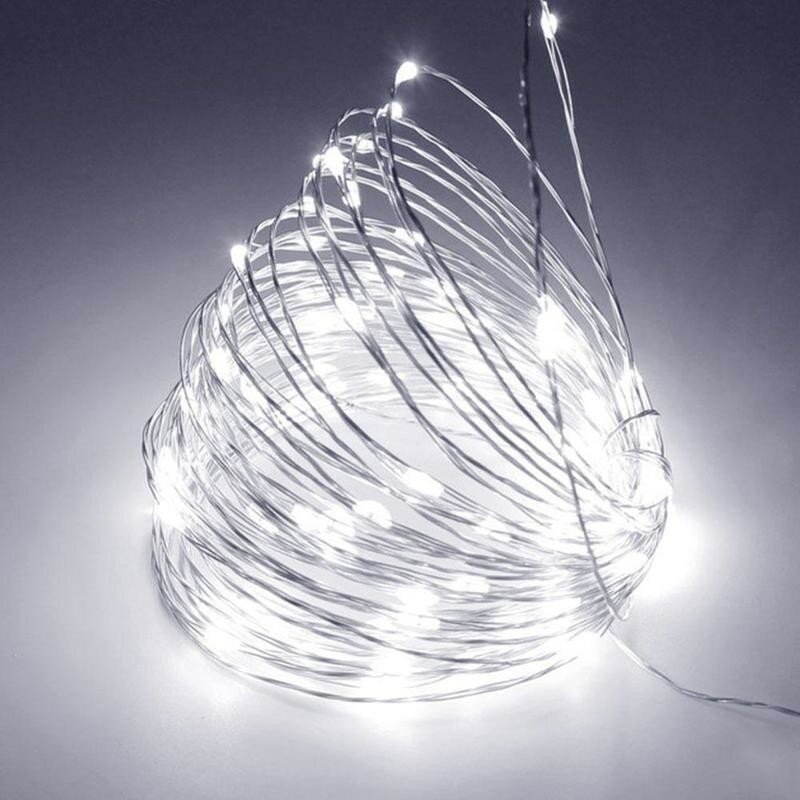 Usb Led filo di rame String Light 20/50/100led ghirlanda impermeabile fata luci per la decorazione della festa di natale stringhe di illuminazione