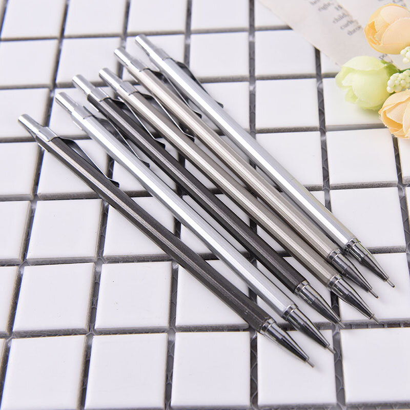 Voll Metall Mechanische Bleistift 0,5mm/0,7mm Hohe Qualität Automatische Bleistifte Schreiben Schule Bleistifte Büro Liefert