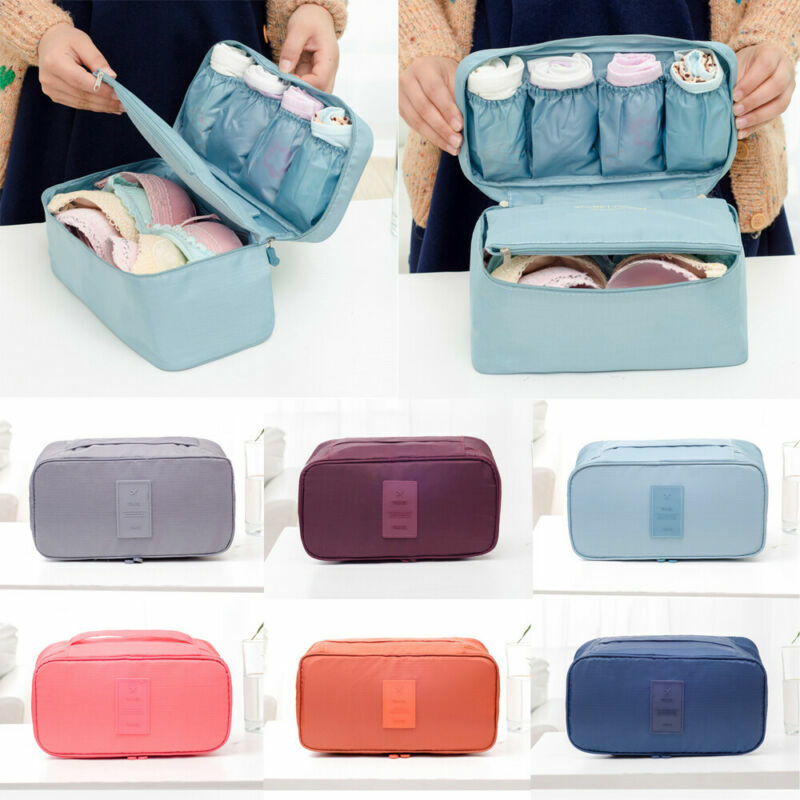 Portable Travel Bra Lingerie Socks Underwear Handbag Organizer Bag Storage Case For Travel Trip