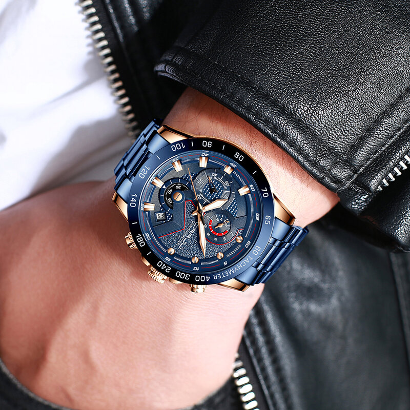 CRRJU modne męskie zegarki Top Luxury brand zegarek na rękę męski zegar Sport wodoodporny zegarek kwarcowy mężczyźni relogio masculino