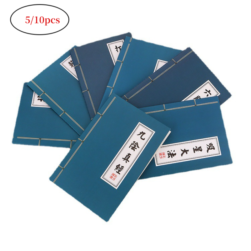 5/10Pieces Creative Stationery A5 Chinese Martial Arts Cheats Notebook 30 Sheets Diary Book Student Prizes School Supplies