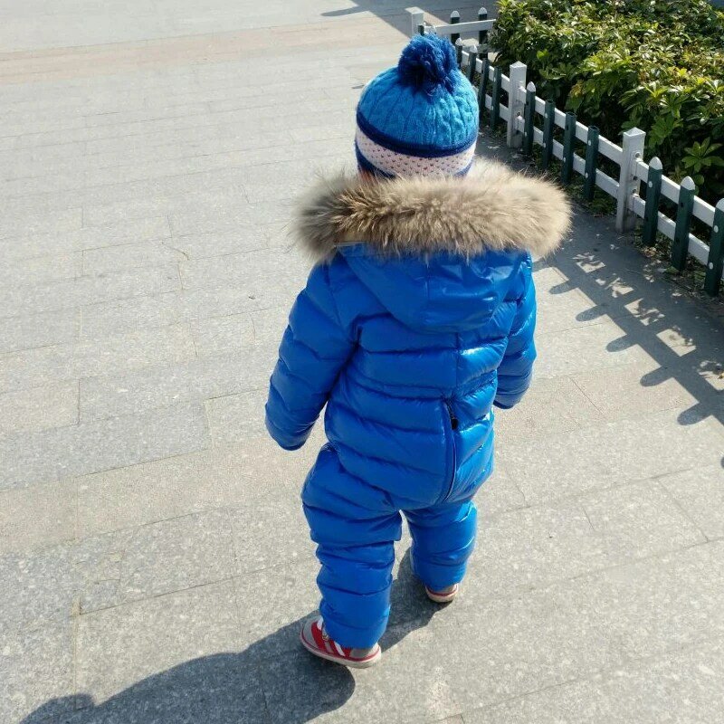 Famuka Prima infanzia Tute da neve Bambino Bambina Piumino Invernale trapuntato con cappuccio con guanti 