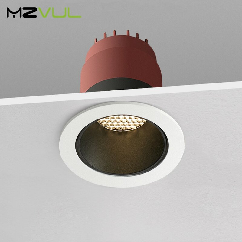 Spot lumineux LED nordique encastrable Anti-éblouissement, éclairage d'intérieur, idéal pour le salon, 15/12W, ac 110V