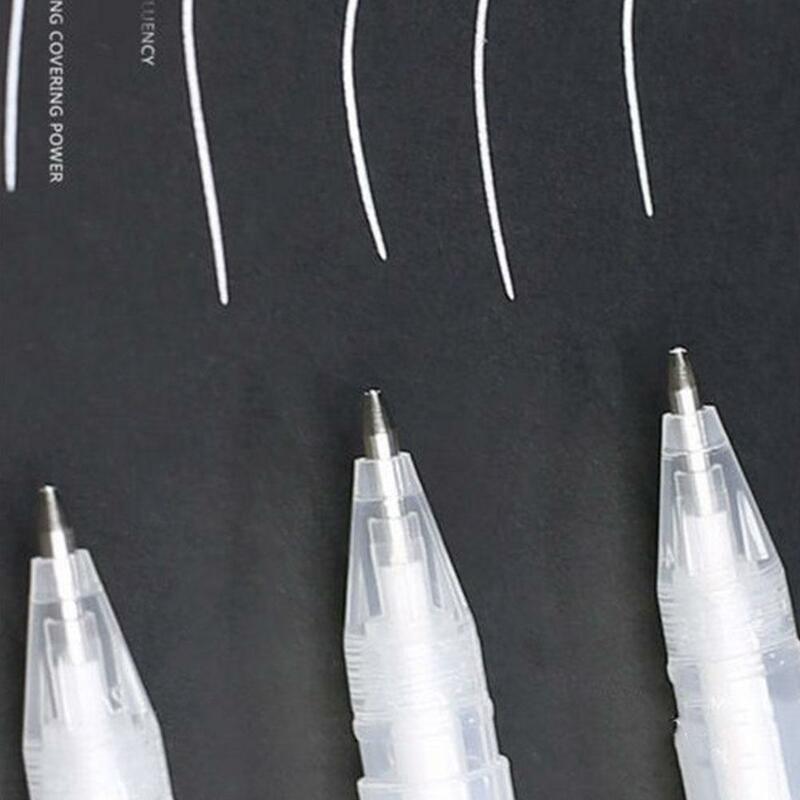 Caneta marcador branco esboçar pintura canetas arte artigos de papelaria suprimentos caneta marcador branco