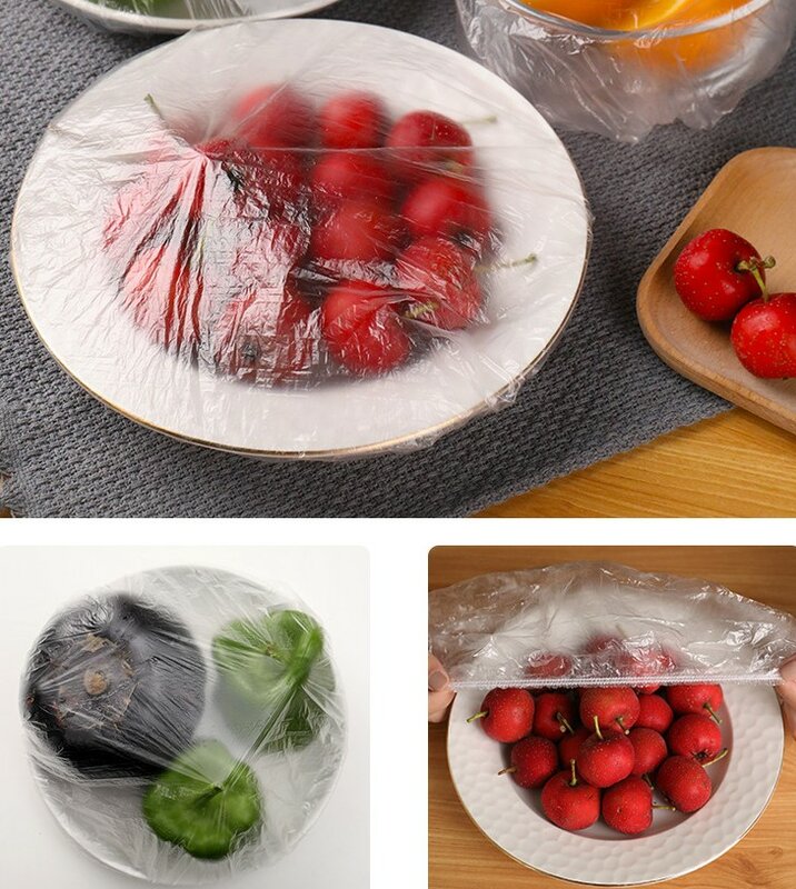 قابلة لإعادة الاستخدام دائم الغذاء تخزين يغطي البلاستيك التفاف مطاطا الغذاء الأغطية الطازجة حفظ التوقف حقيبة للمطبخ الثلاجة