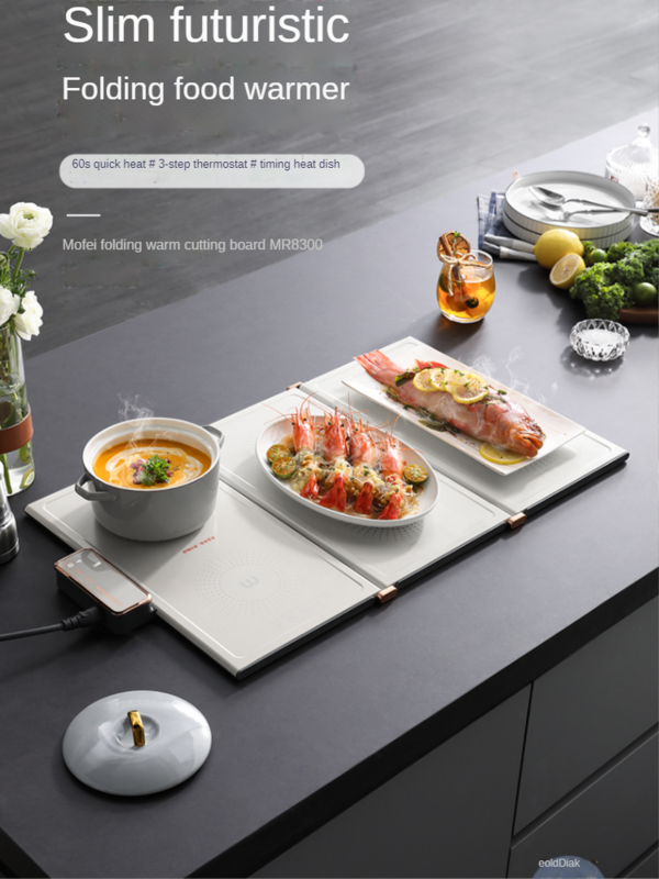 Mofei 접는 온난화 보드 쌀과 야채 절연 보드 홈 다기능 광장 온난화 야채 보드