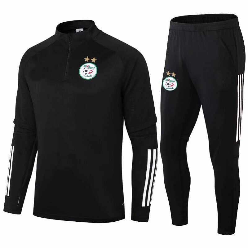 2021 argélia maillots de pé agasalho futebol survetement 20 21 mahrez algie terno de treinamento jogging conjunto homens + crianças survetema