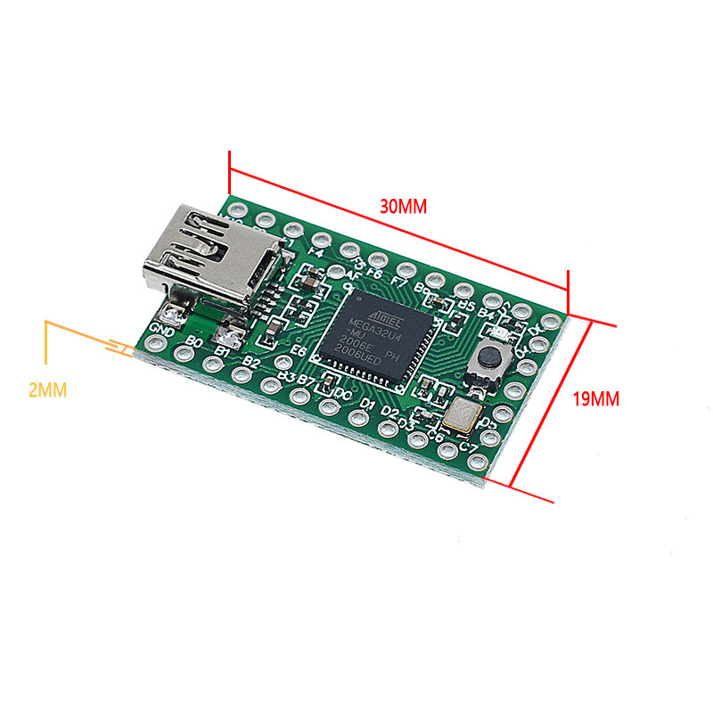Offizielle Winzig 2,0 USB tastatur maus winzig für Arduino AVR ISP experiment board U disk Mega32u4 NEUE