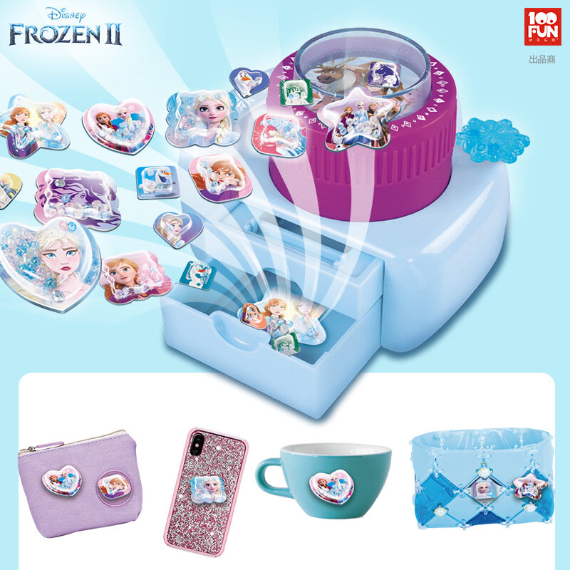 juguetes DS-2130A máquina de pegatinas 3d de Frozen para niños casa de juegos para niñas pegatinas hechas a mano 