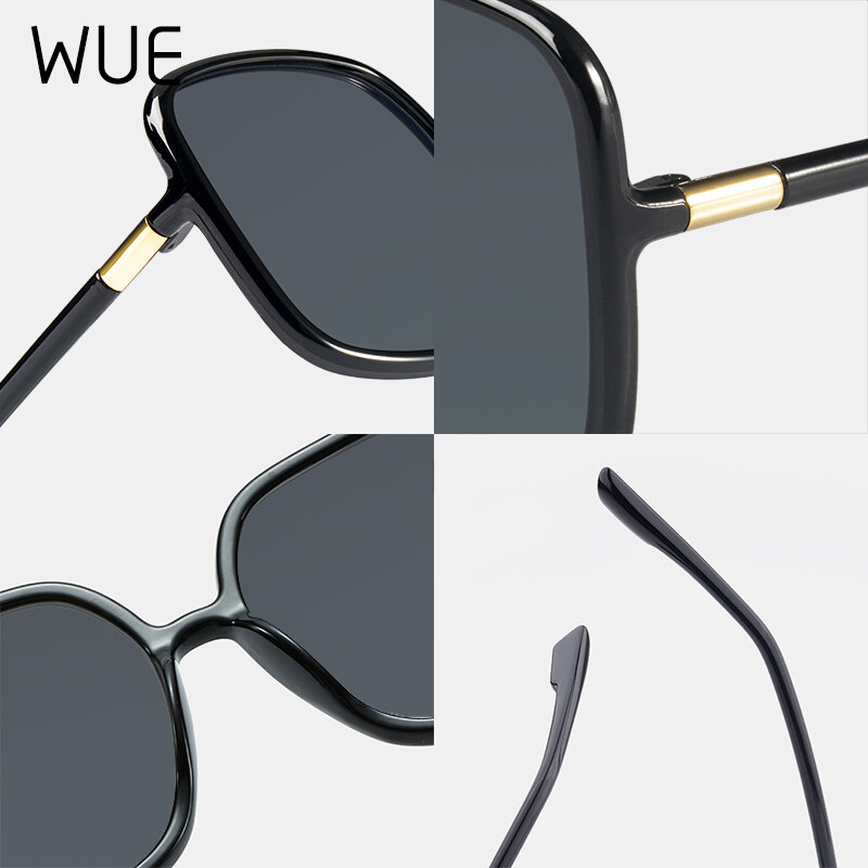 Óculos anti-azul para mulheres, óculos quadrados de cor degradê, para computador, com proteção de sombreamento, 2021