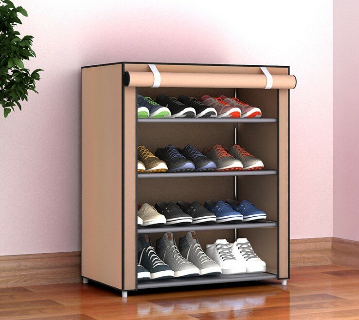 CellDeal-Zapatero de 3/4/5/6/7 niveles a prueba de polvo, estante de zapatos no tejido, almacenamiento para el hogar, dormitorio, pasillo, organizador de armario